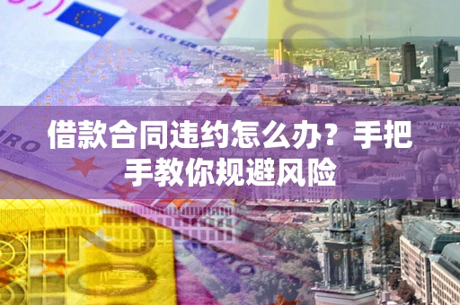 北京借款合同违约怎么办？手把手教你规避风险