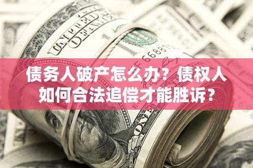 北京债务人破产怎么办？债权人如何合法追偿才能胜诉？