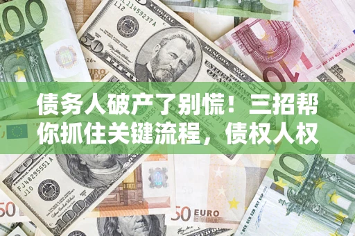 北京债务人破产了别慌！三招帮你抓住关键流程，债权人权益不再缩水