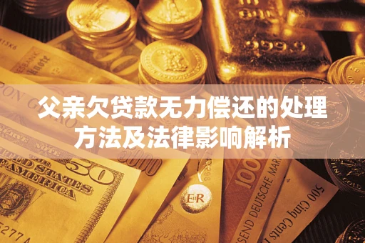 北京父亲欠贷款无力偿还的处理方法及法律影响解析
